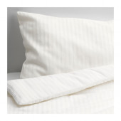 LEKLYSTEN Crib duvet cover/pillowcase, white - 202.519.93