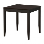 LERHAMN Table, black-brown - 402.642.73