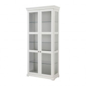 LIATORP Glass-door cabinet, white - 402.688.79