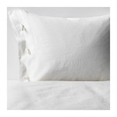 LINBLOMMA Duvet cover and pillowcase(s), white - 801.900.96