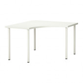 LINNMON /
ADILS Corner table, white - 499.321.75
