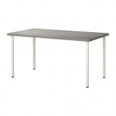 LINNMON /
ADILS Table, gray, white - 299.326.28