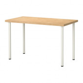 LINNMON /
ADILS Table, birch effect, white - 999.325.64