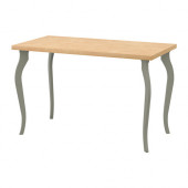 LINNMON /
LALLE Table, birch effect, gray - 190.472.67