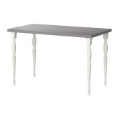 LINNMON /
NIPEN Table, gray, white - 899.296.04
