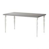 LINNMON /
NIPEN Table, gray, white - 099.309.46