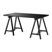 LINNMON /
ODDVALD Table, black-brown, black - 890.020.10