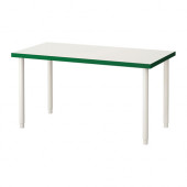 LINNMON /
OLOV Table, white/green, white - 091.225.25