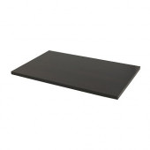 LINNMON Table top, black-brown - 002.513.43