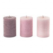 LUGGA Scented block candle, Blossoming romance pink - 802.592.22
