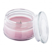 LUGGA Scented candle in glass, Blossoming romance pink - 702.592.13