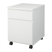 MALM Drawer unit on casters, white - 702.622.96