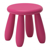MAMMUT Children's stool, dark pink indoor/outdoor, dark pink - 302.675.59