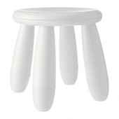 MAMMUT Children's stool, white indoor/outdoor, white - 901.766.41