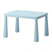 MAMMUT Children's table, light blue indoor/outdoor light blue - 802.675.66