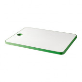 MATLUST Chopping board, green/white - 702.334.16
