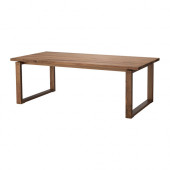 MÖRBYLÅNGA Table, oak veneer, brown - 202.937.66