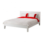 NORDLI Bed frame, white, Lönset - 991.296.12