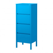 NORDLI 4-drawer chest, blue - 902.727.27