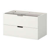 NORDLI Modular 2-drawer chest, white - 702.727.09