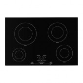 NUTID 4 element induction cooktop, black - 501.826.20