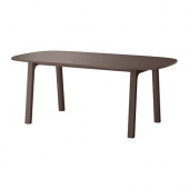 OPPEBY Table, dark brown, Västanå dark brown - 690.403.67