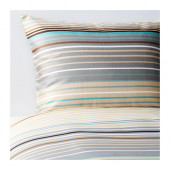 PALMLILJA Duvet cover and pillowcase(s), beige - 302.247.58