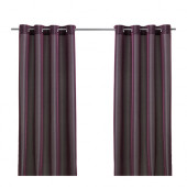 PÄRLBUSKE Curtains, 1 pair, dark lilac - 102.644.01