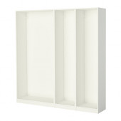PAX 3 wardrobe frames, white - 898.953.31