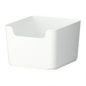 PLUGGIS Recycling bin, white - 802.347.07