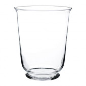 POMP Vase/candle holder, clear glass - 701.098.17