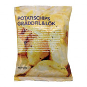 POTATISCHIPS GRÄDDFIL & LÖK Sour cream and onion potato chips - 801.296.69