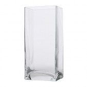 REKTANGEL Vase, clear glass - 370.671.00