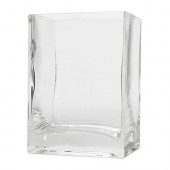 REKTANGEL Vase, clear glass - 869.335.00