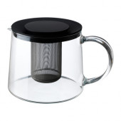 RIKLIG Teapot, glass - 901.500.71