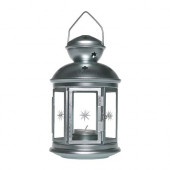 ROTERA Lantern for tealight, galvanized indoor/outdoor galvanized - 264.722.00