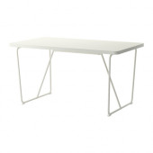 RYDEBÄCK Table, white, Backaryd white - 690.403.53