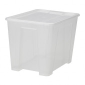 SAMLA Box with lid, clear - 798.508.75