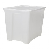 SAMLA Box with lid, clear - 998.985.36