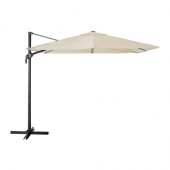 SEGLARÖ Umbrella, hanging, beige tilting, beige - 702.603.20