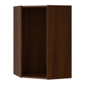 SEKTION Corner wall cabinet frame, wood effect brown - 402.655.07