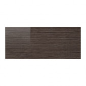 SELSVIKEN Drawer front, patterned high gloss brown - 002.963.51