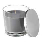 SINNLIG Scented candle in glass, Calming spa, gray - 202.759.32