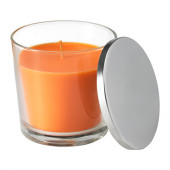 SINNLIG Scented candle in glass, Tangerine sunshine, orange - 502.759.35