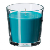 SINNLIG Scented candle in glass, Beach breeze, turquoise - 302.363.51