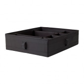 SKUBB Box with compartments, black - 603.000.29