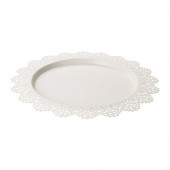 SKURAR Candle dish, white - 802.399.79