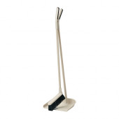 SKVALPA Dustpan and broom, beige - 502.511.28