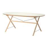 SLÄHULT Table, white birch, Dalshult white birch - 990.403.42