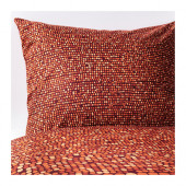 SMÖRBOLL Duvet cover and pillowcase(s), orange - 602.898.85
